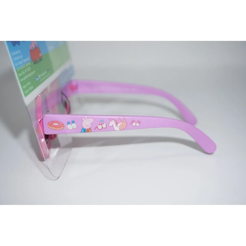 Peppa Pig Sunglasses Girls‎ One Size Pink Flower Frame Kids 100% UV Protection